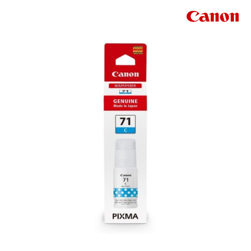 ตลับหมึกอิงค์เจ็ท Canon Original Ink Cartridge GI-71 Cyan, GI71